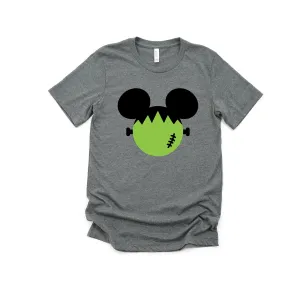 Mickey Frankenstein Adult T Shirt - Halloween- Disney - Fun - Not So Scary