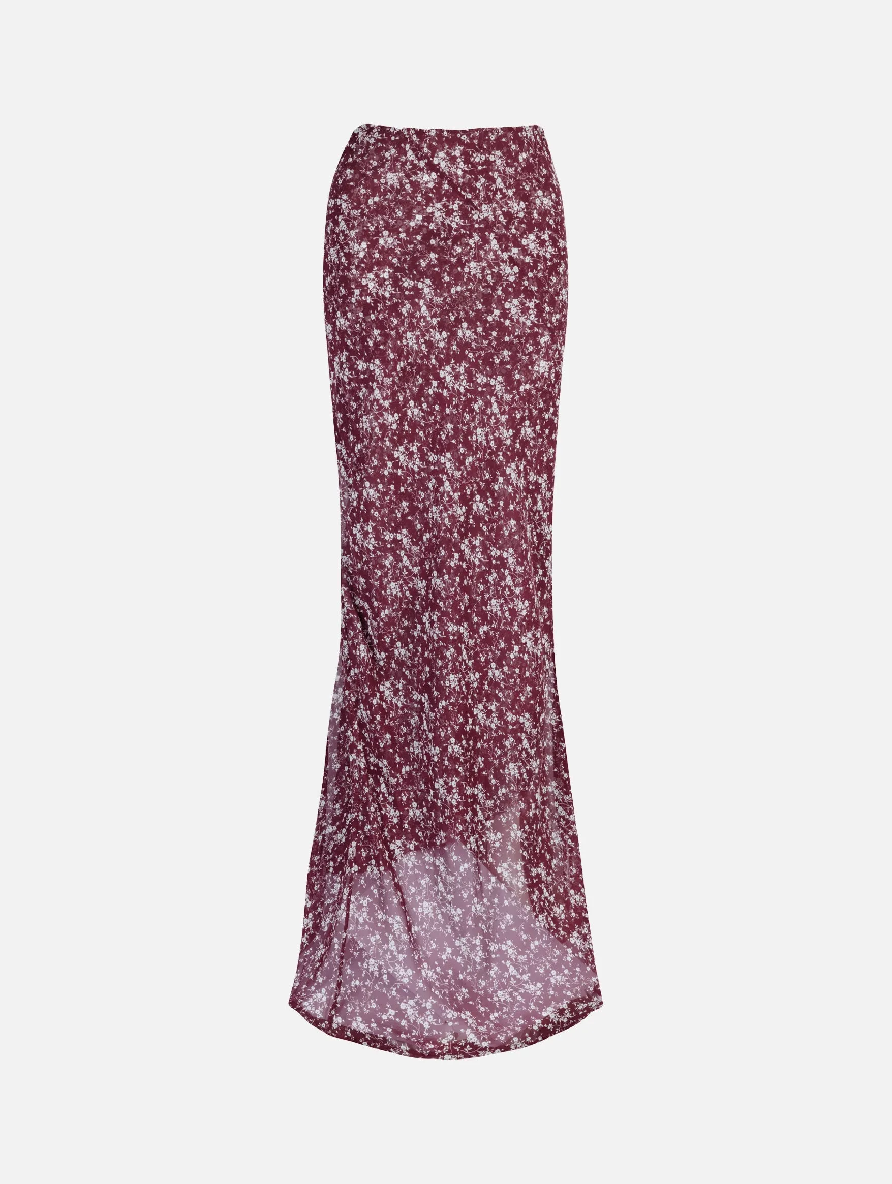 Milly Silk Skirt in Italian Floral