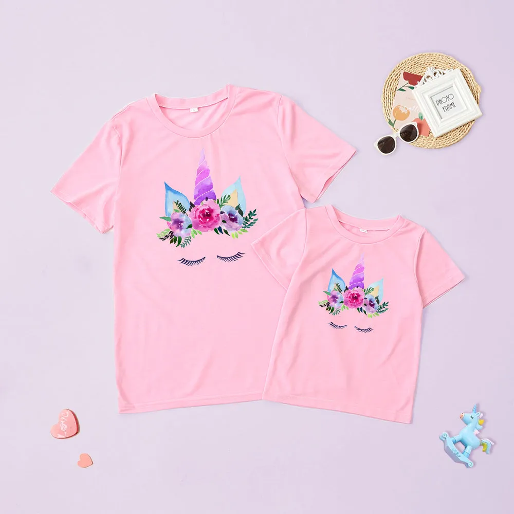 Mommy and Daughter Short Sleeve T-Shirt
