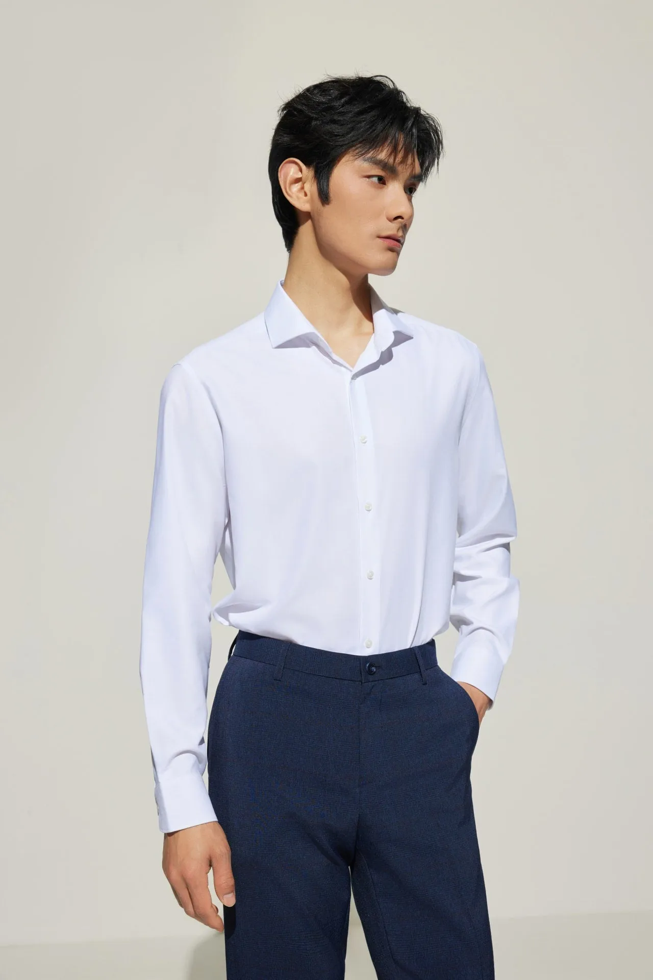 Non-Iron Cool Touch Smart Fit Twill Shirt