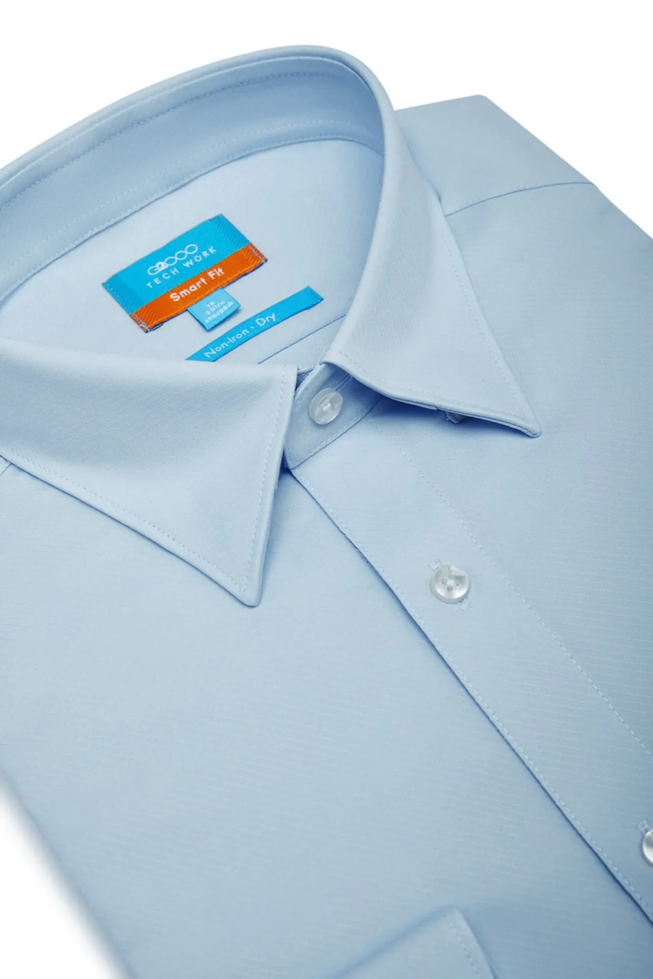 Non-Iron Dry Smart Fit Fine Twill Shirt