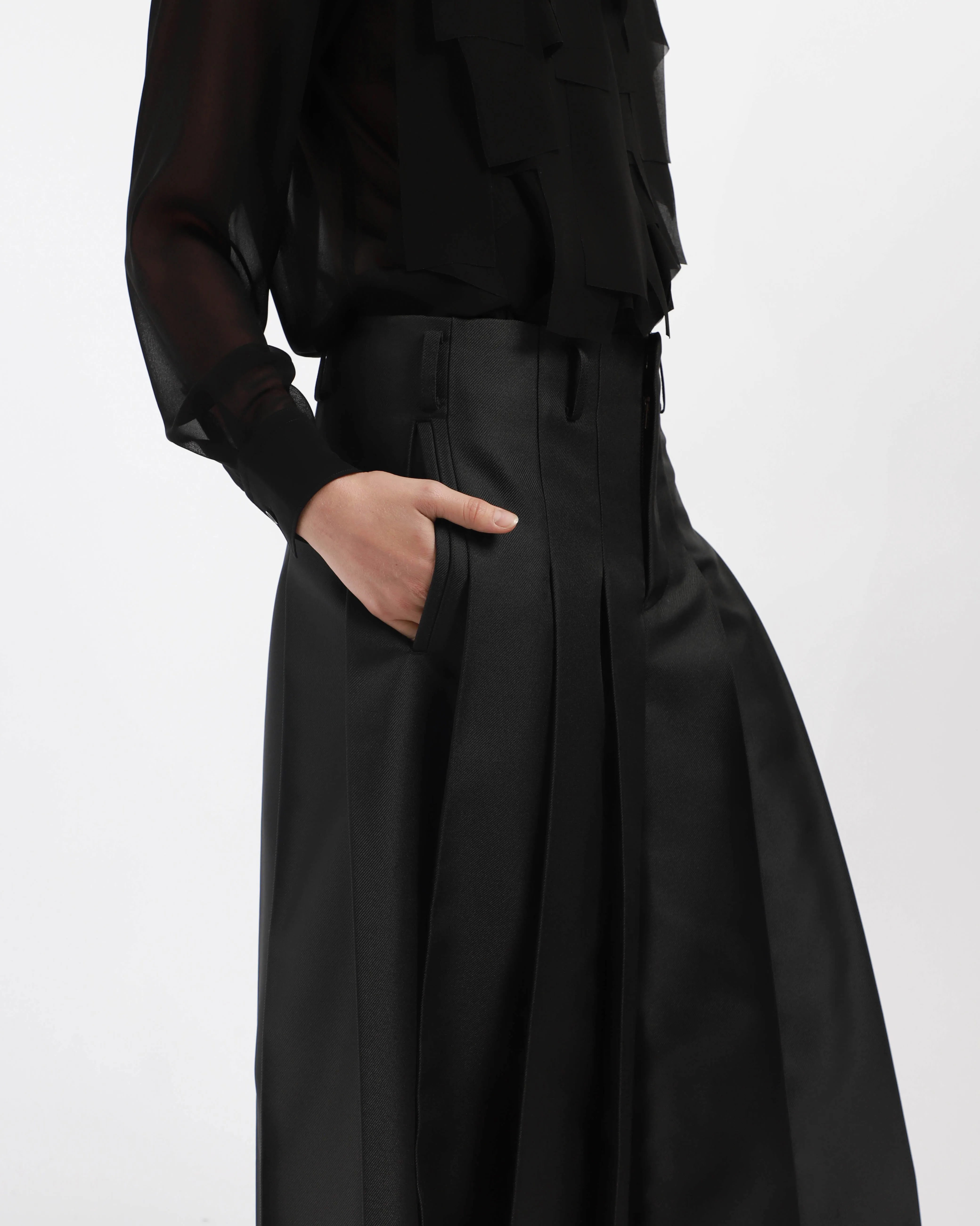 Pleated Pants