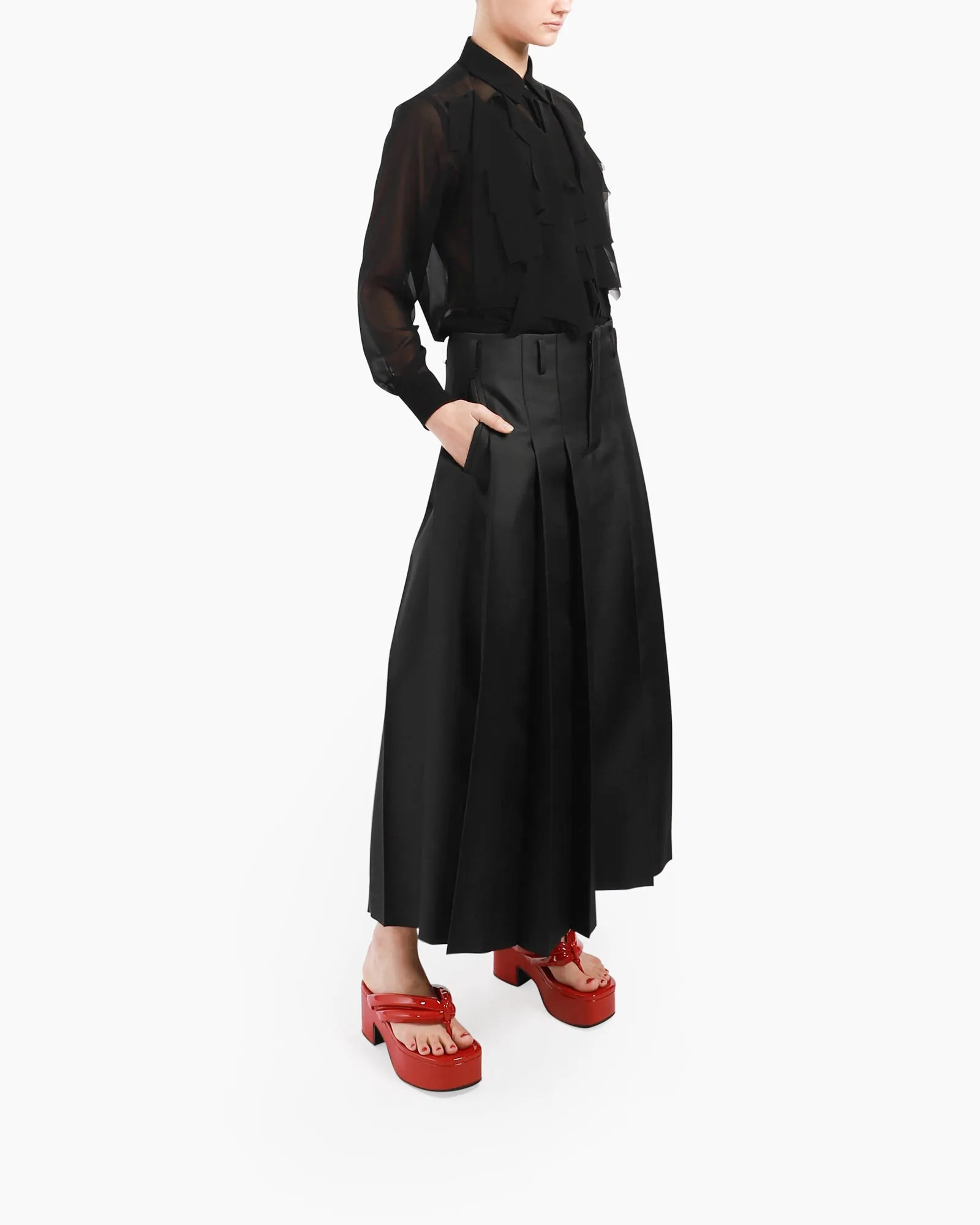 Pleated Pants