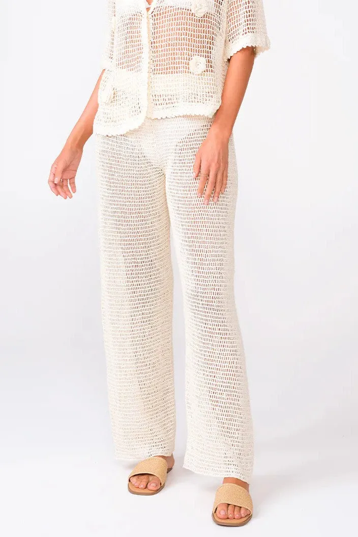 PQ Swim Ivory Eliza Pant