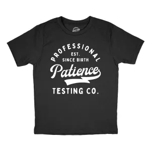 Professional Patience Testing Co Youth T Shirt
