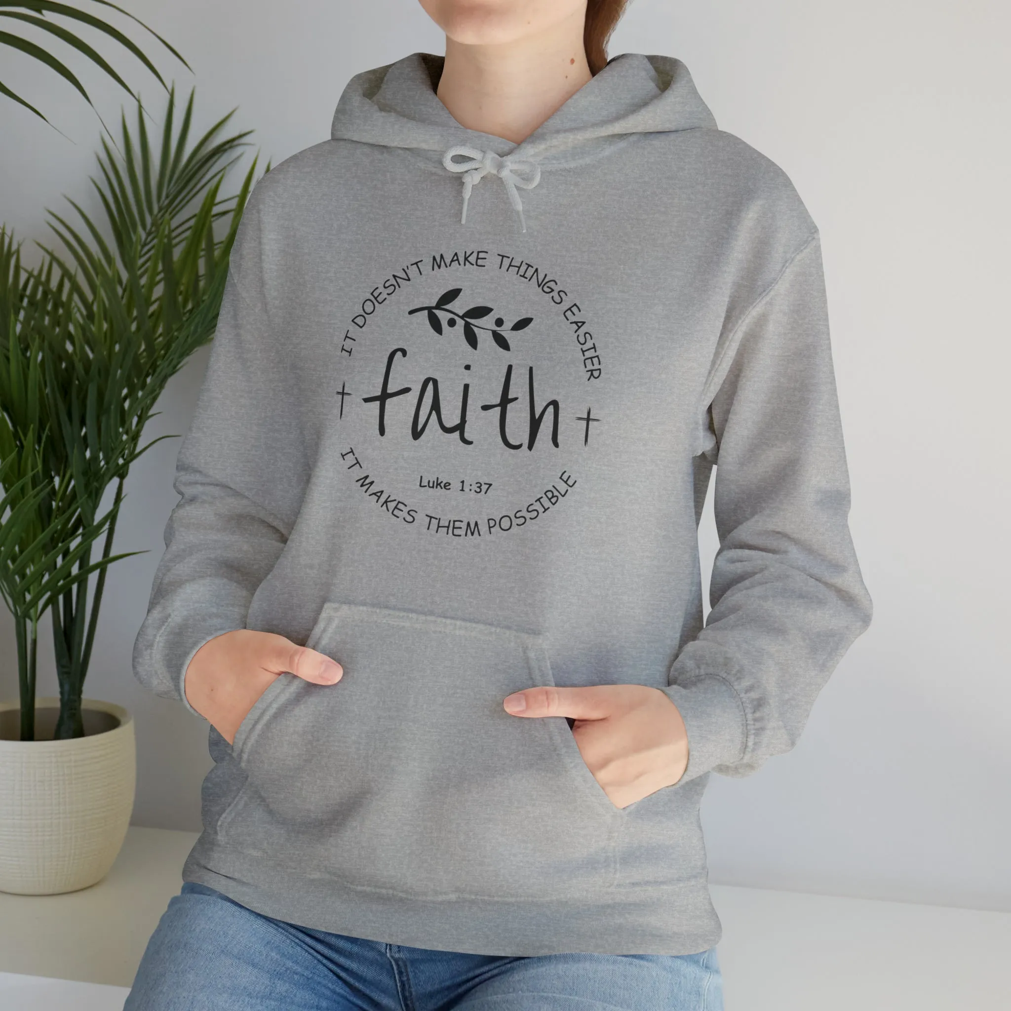 "Faith" Unisex Heavy Blend™ Hooded Sweatshirt
