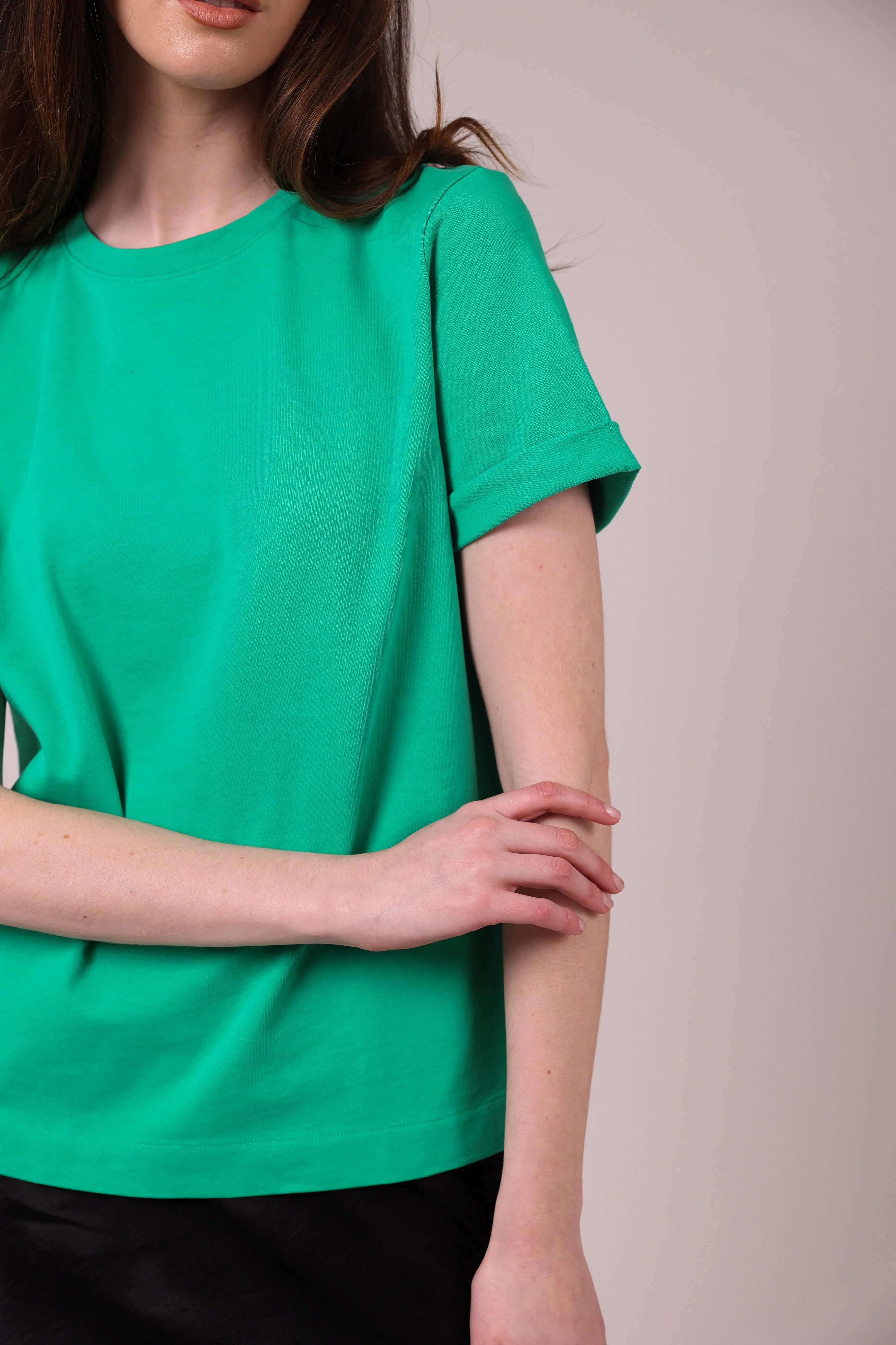 "The Anna" - Boyfriend T-shirt (Green)