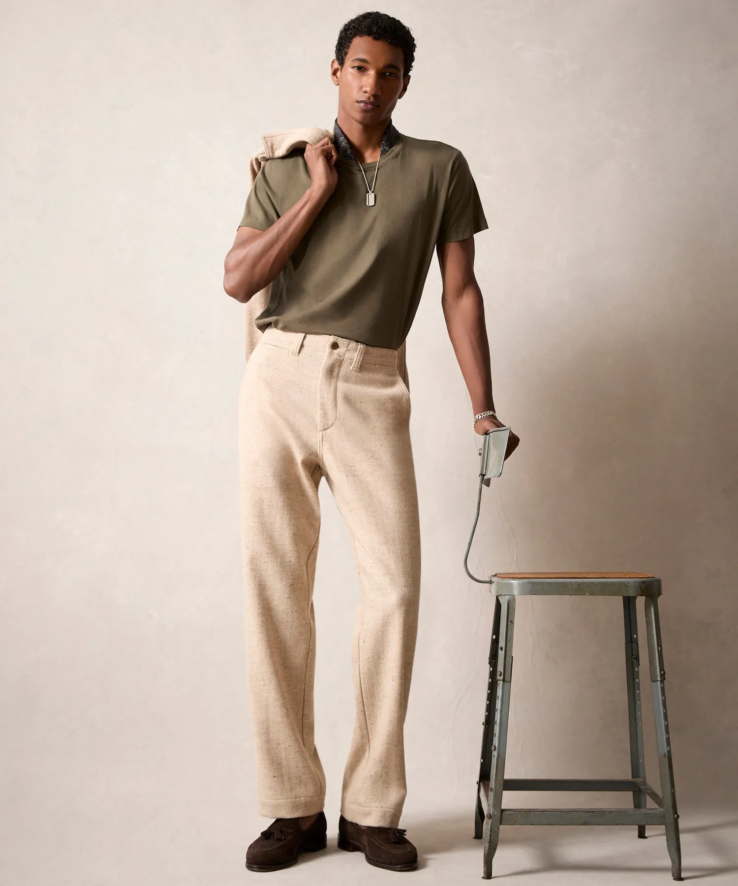 Relaxed Donegal Trouser