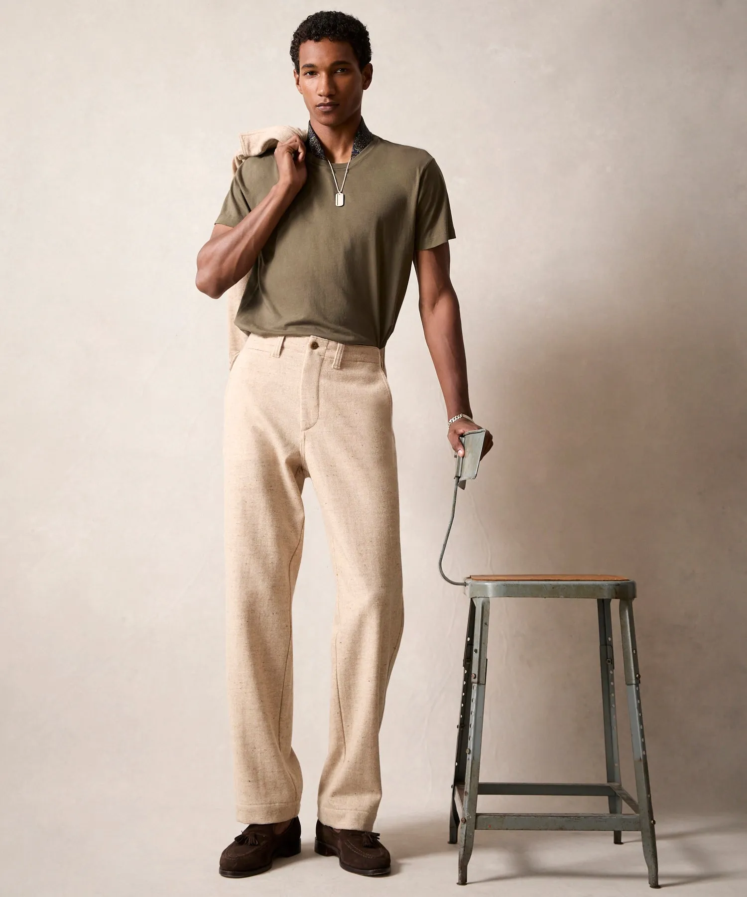Relaxed Donegal Trouser