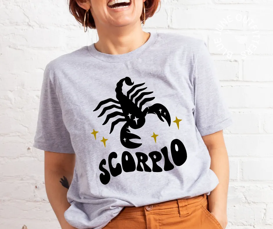 Scorpio | Retro Zodiac Tee