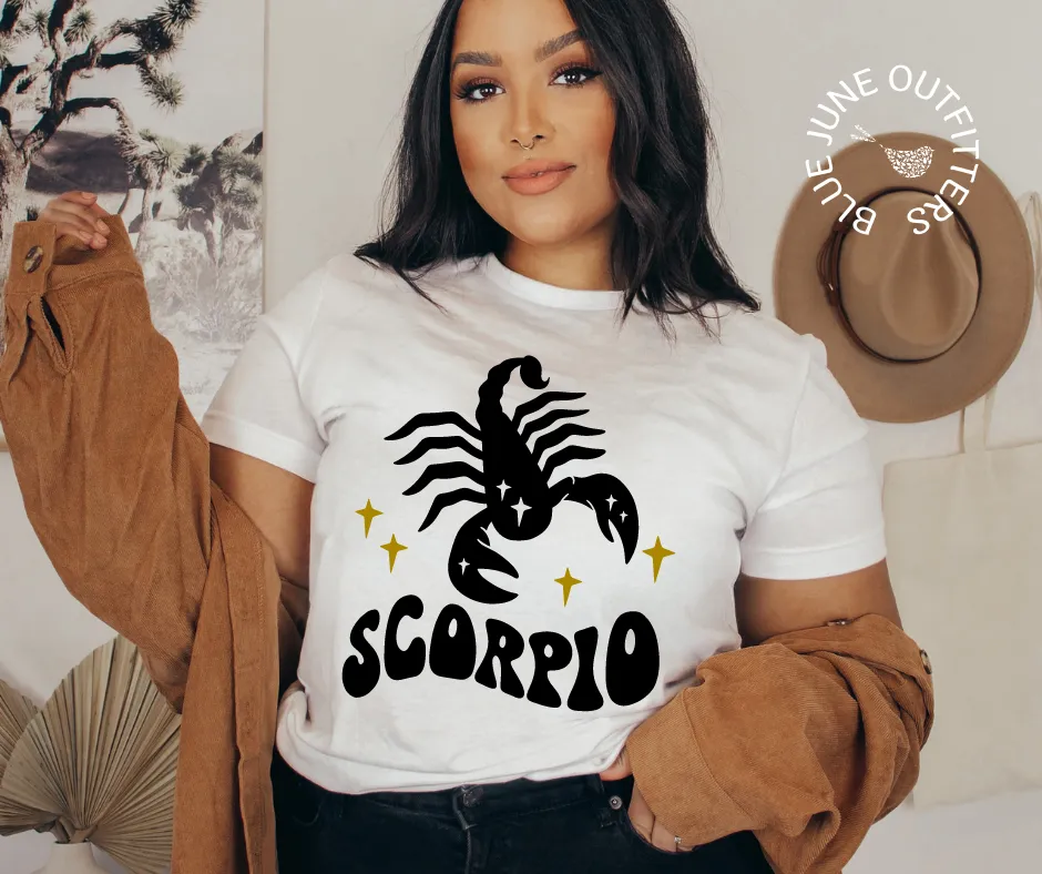 Scorpio | Retro Zodiac Tee