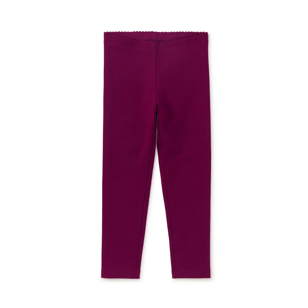 Solid Leggings - Cosmic Berry by Tea Collection - FINAL SALE