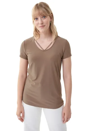 Split Neck Tee