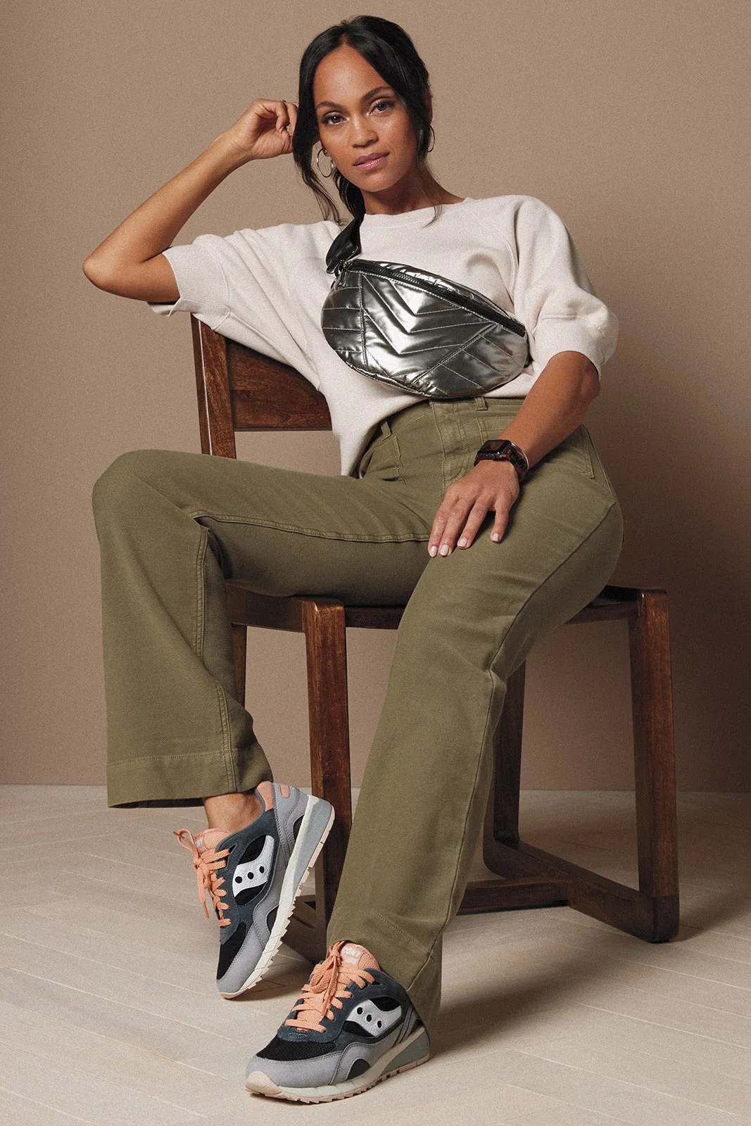 Stretch Terry Patch Pocket Pant