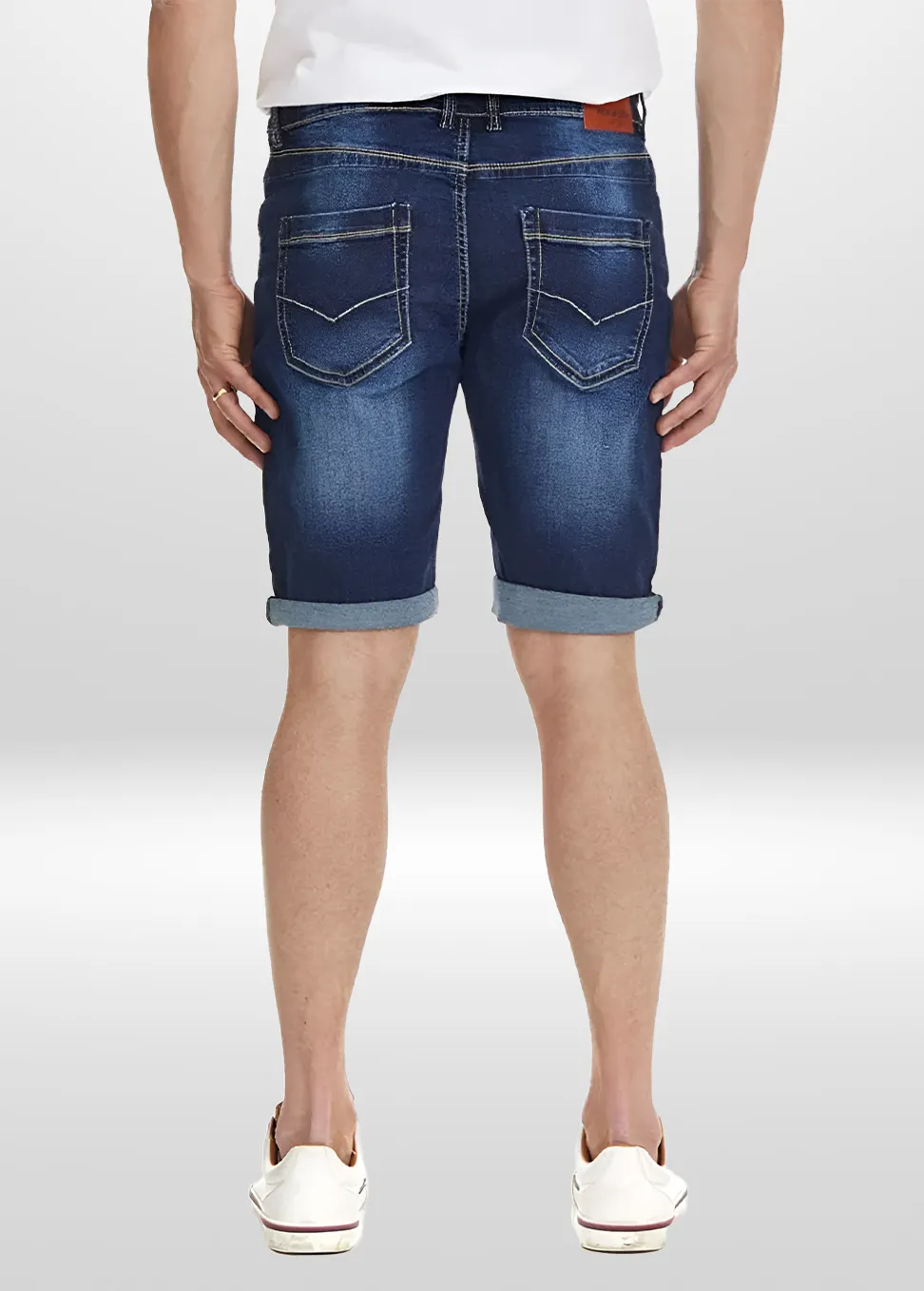 Suko jeans Men's Classic Five-Pocket Stretch Denim Short