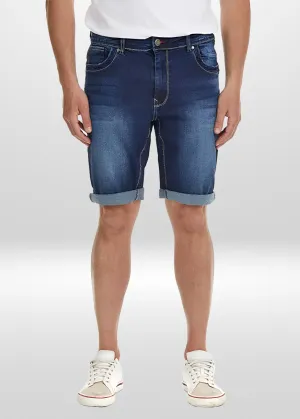 Suko jeans Men's Classic Five-Pocket Stretch Denim Short
