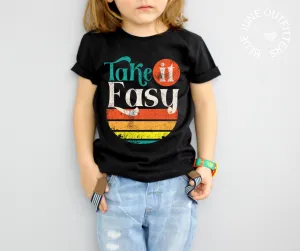 Take It Easy | Retro Toddler Tee
