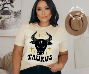 Taurus | Retro Zodiac Tee