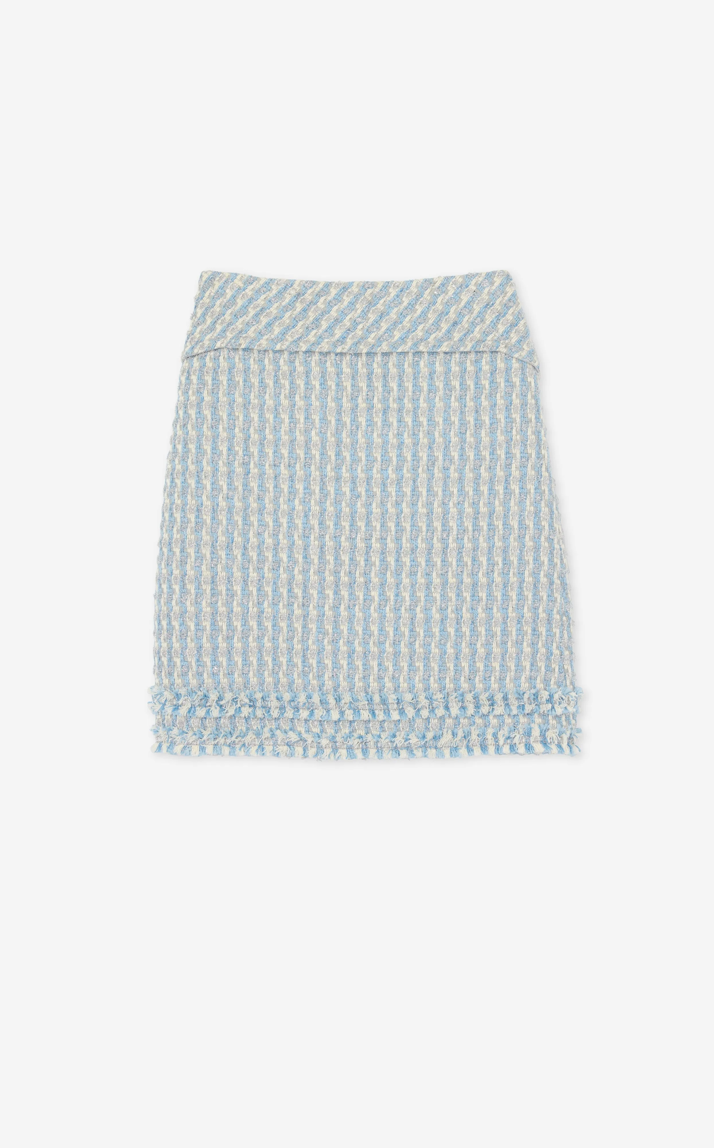 Textured Multi Tweed Skirt