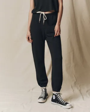 The Stadium Sweatpant. Solid -- Almost Black