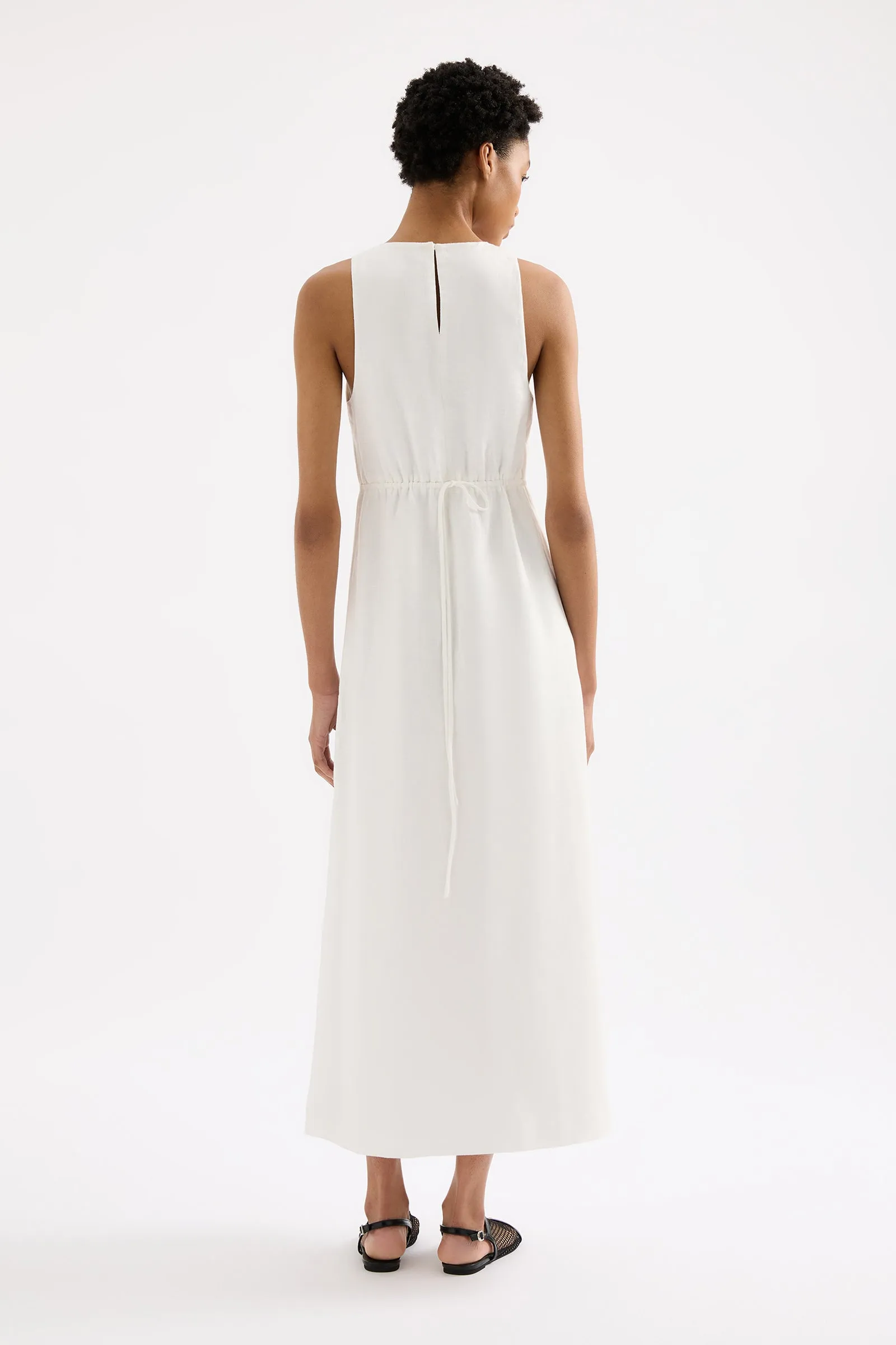 THILDA LINEN MAXI DRESS