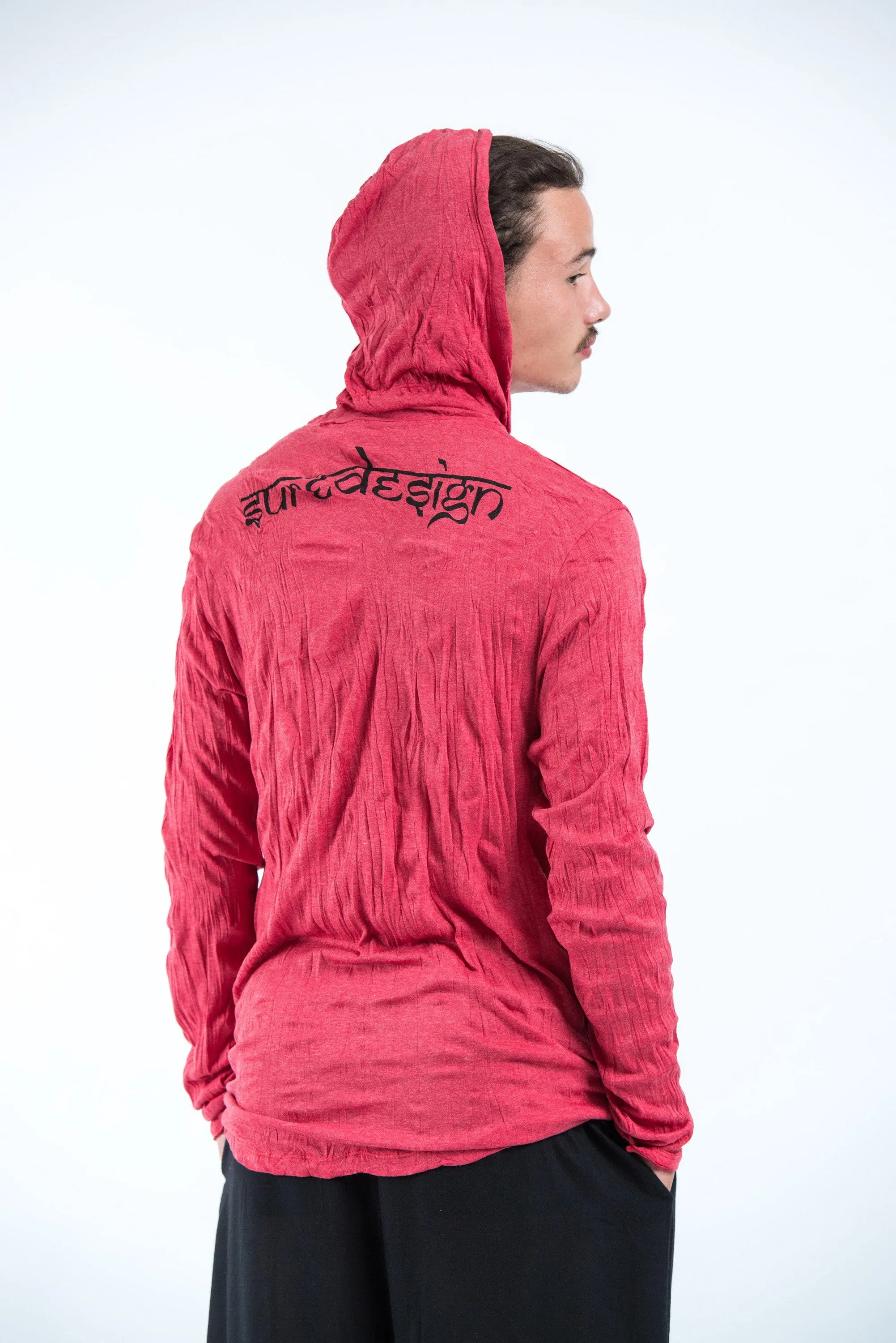 Unisex Celtic Tree Hoodie in Red