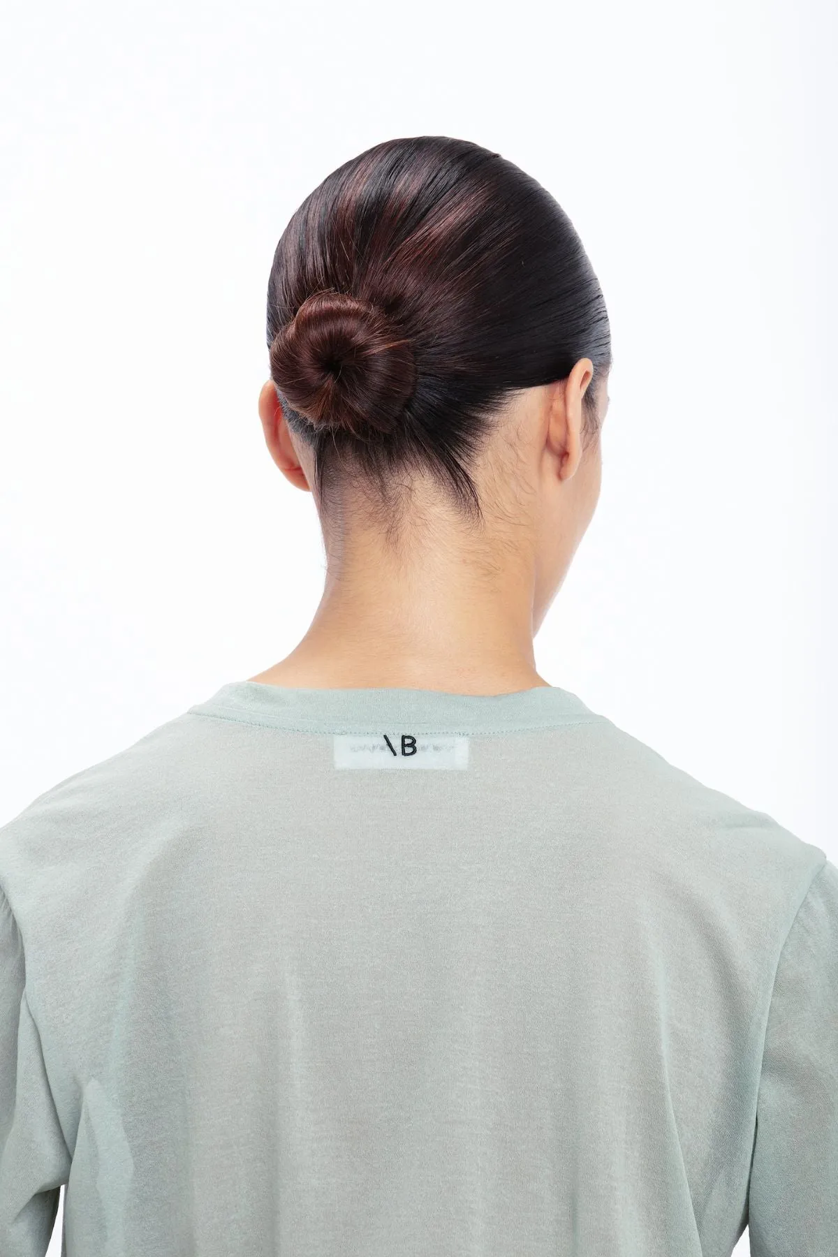 Victoria Beckham Classic Cotton Crepe T-Shirt - Wasabi