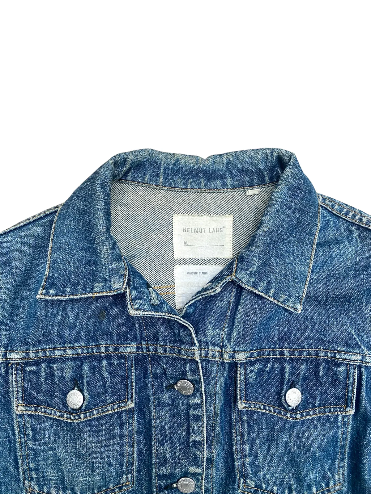 Vintage 1990s Classic blue denim jeans jacket