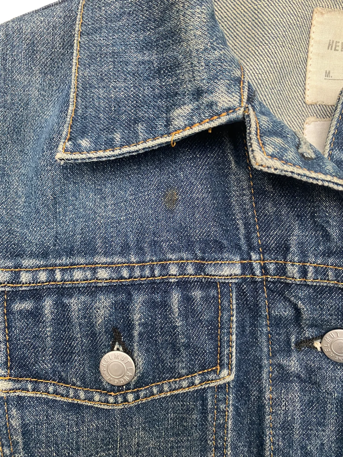 Vintage 1990s Classic blue denim jeans jacket