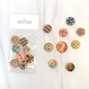Vintage Vibe Button 15mm