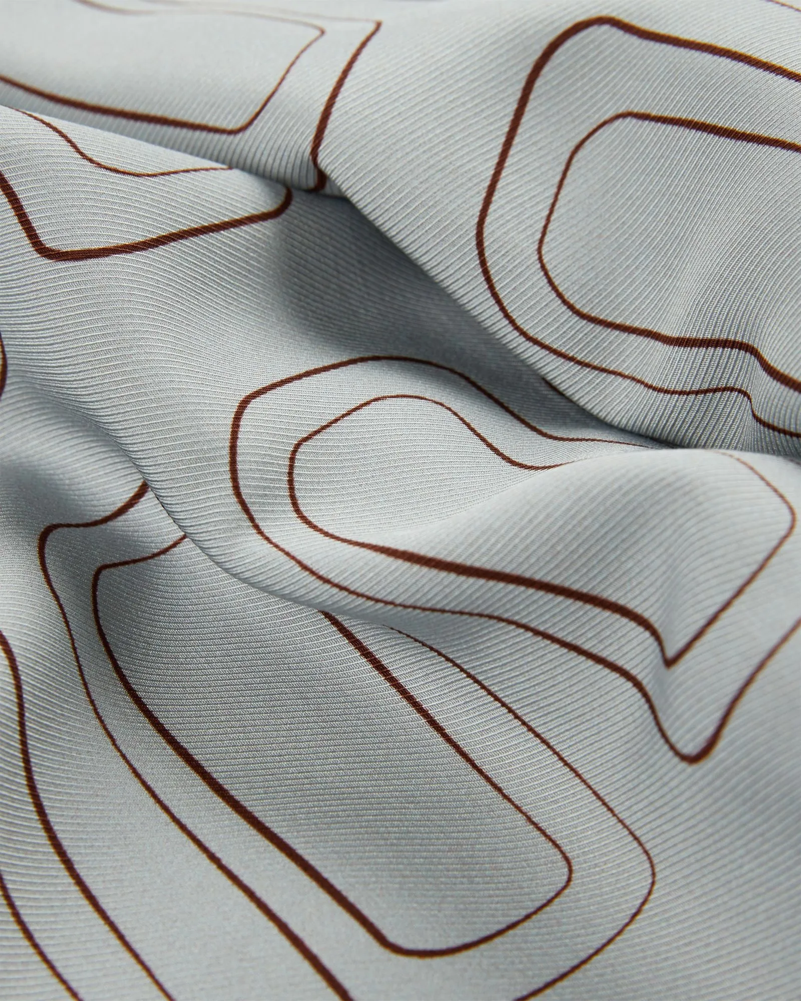 Viscose twill skirt