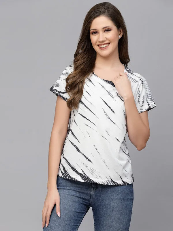 Women White Odour Free T-shirts