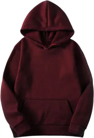 Womens Hoodie Casual Solid Color Pullover Tops Y2k Hoodie Oversized Sweatshirts Fleece Hoodies Comfy Fashion Outfits